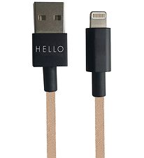 Design Letters Charging cable - iPhone - USB-A/Lightning - Beige