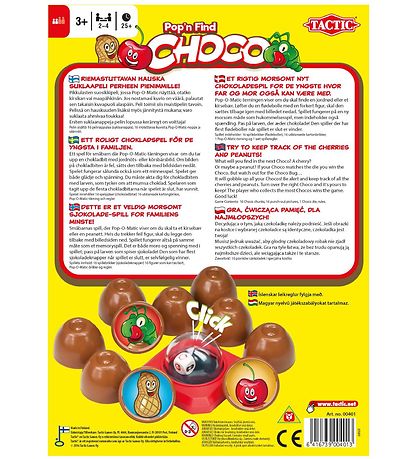 TACTIC Board Game Games - Pop'N'Find - Choco