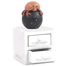 Kids by Friis Hair lock/ToothacheSpoon w. Zodiac sign - 6 cm - C