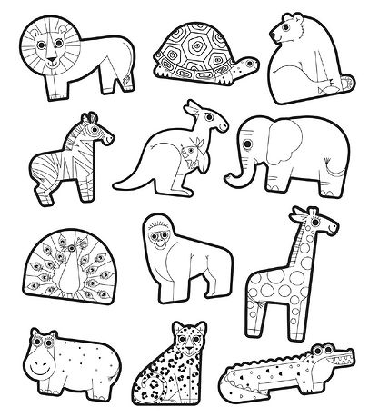 Crocodile Creek Stickers w. Colouring Pencils/Art Scene - 26 d