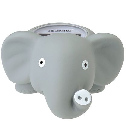 Mininor Bath Thermometer - Elephant - Grey