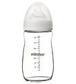 Mininor Babyflasche - Glas - 240 ml - Weiß