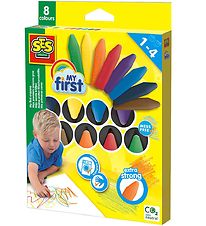SES Creative Fargekritt - Min første - 8 stk.