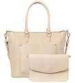 Rosemunde Shopper w. Clutch - Vegan - Pure Sand Gold