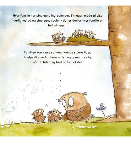 A BIG Hug Book Book - A Family Is Like A Cake - Danish