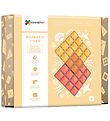 Connetix Magnetic plates - 2-Parts - Lemon & Peach