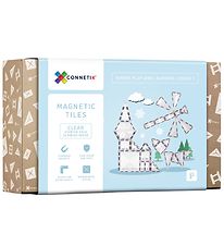 Connetix Magnetsæt - 34 Dele - Clear