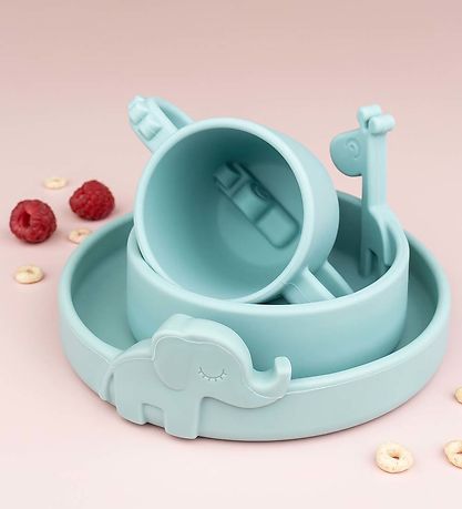 Done By Deer Bowl - Silicone - Raffi - Blue