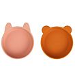 Bols Liewood - Silicone - Vanessa - 2 Pack - Dark Rose Mustard M