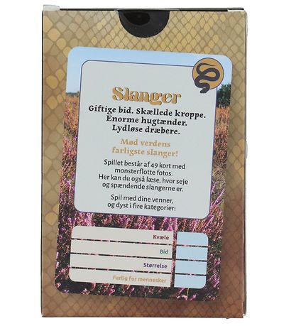 Straarup & Co Card Games - Play & Read - Dangerous Snakes