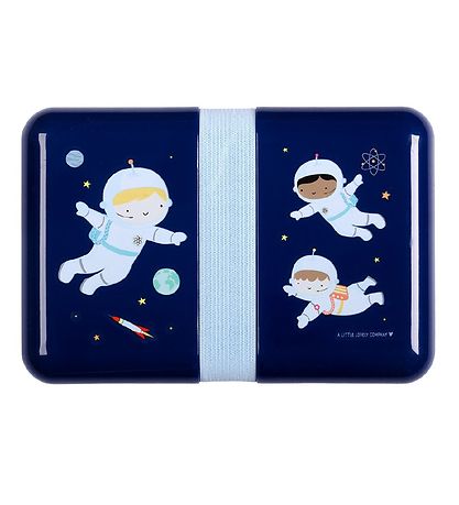 A Little Lovely Company Nestisbox - Astronaut - Blár