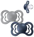 BIBS Supreme+ Pacifiers - Size 1 - 2-Pack - Symmetrical - Cloud/