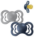 BIBS Supreme+ Pacifiers - Size 1 - 2-Pack - Symmetrical - Cloud/
