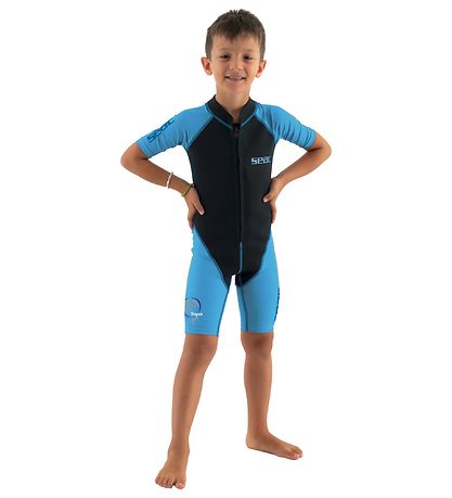 Seac Badoverall - Dolphin Shorty Boy 1,5 mm - Neopren - Svart/B