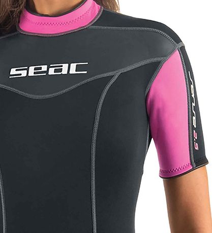 Seac Wetsuit - Sense Shorty Lady 2.5 mm - Black/Pink