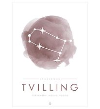 Citatplakat Poster - A3 - Constellation - Twin - Pink