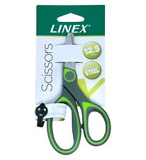 Linex Lasten sakset - 12,5 cm - Harmaa/Vihreä