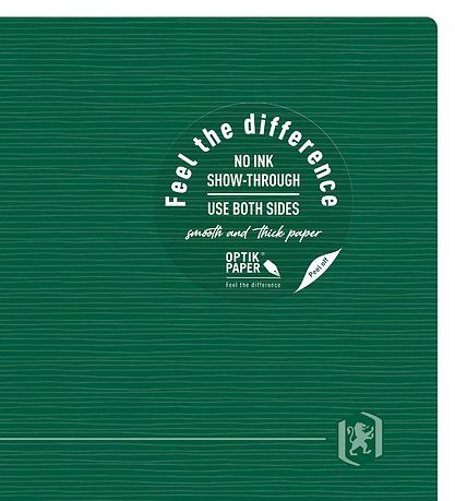 Oxford Notebook - Origins - Squared - A4 + - Green