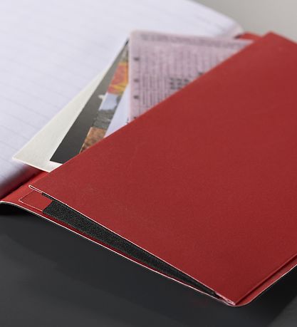 Oxford Notebook - Soft Case - Lined - A5 - Black/Red
