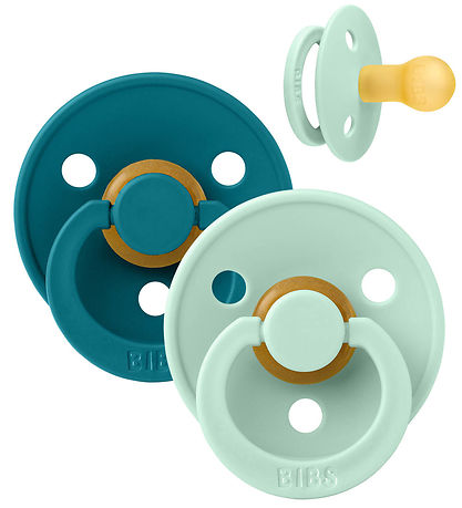 BIBS Colour Schnuller - Gr. 1 - 2er-Pack - Rund - Nordic Neuwert