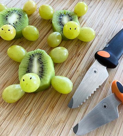 Kinderkitchen Children's chef's knife set - Pink/Purple