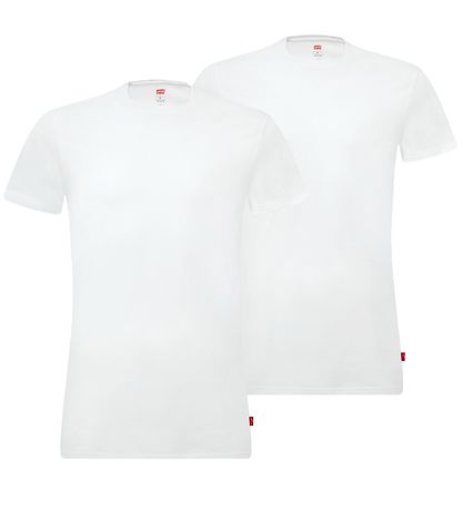 Levis T-Shirt - Crew Neck - 2-Pack - White