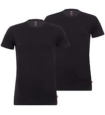Levis T-Shirt - Crew Neck - 2-Pack - Jet Black