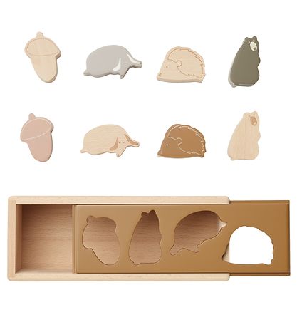 Liewood Shape Sorter - Midas - Golden Caramel Multi Mix
