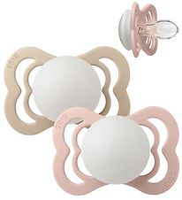 BIBS Supreme+ Glowing Pacifiers - Size 1 - 2-Pack - Symmetrical 