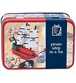 Gift In A Tin Construction Playset - Build - Pirate Ship In A Ti
