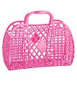 Sun Jellies Little Folding Basket - Retro - 26x21x12 cm - Berry 