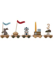Bloomingville Birthday Train - Alfi - Brown - MDF