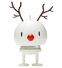 Hoptimist Medium+ Bumble Reindeer - 10 cm - White