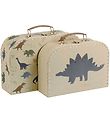 A Little Lovely Company Cardboard Suitcase - 2 pcs - 29x25.5 cm 