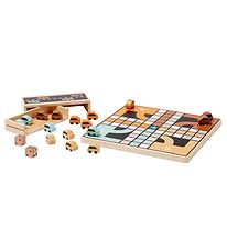 Kids Concept Ludo - Bílar - Aiden - Viður