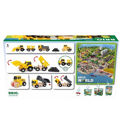 BRIO Construction Vehicles - 5 parts 33658