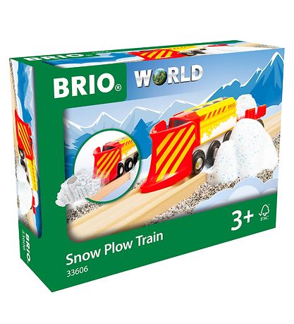 BRIO Train With Snowplow - 5 parts 33606