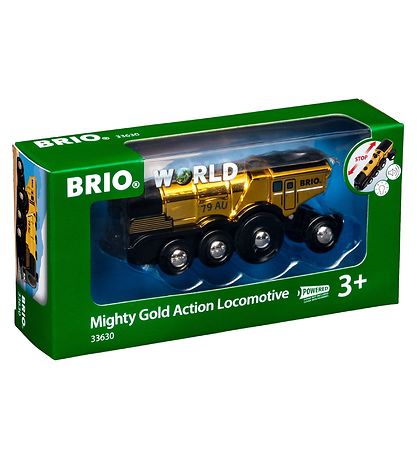 BRIO Action locomotive - Battery operated - Gold 33630