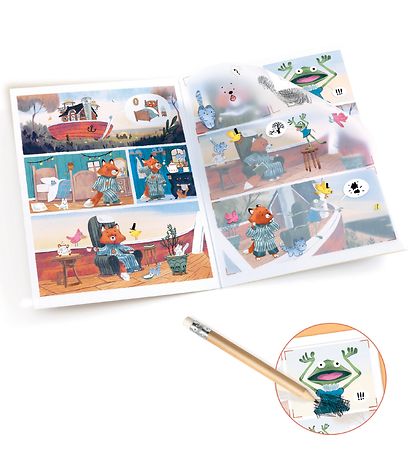 Djeco Kreatives Spielset - Aufkleber - Sailor & Gipsy