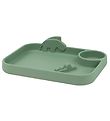 Done By Deer Plate - Silicone - Peekaboo - Deer Friends Gree