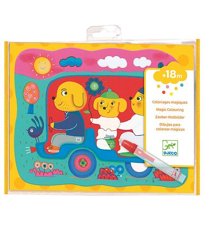 Djeco Creation Set - Magic Coloring - Gelb