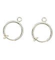 Me&My BOX Ear Clips Creoles - Silver Plated