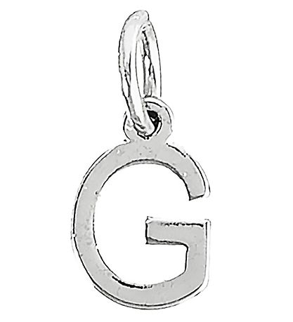 Me&My BOX Necklace w. Letter - G - Silver plated