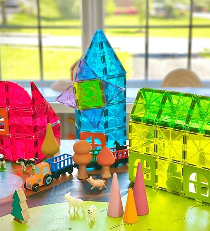 Magna-Tiles Magnet set - 110 Parts - Metropolis