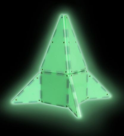 Magna-Tiles Magnet set - 16 Parts - Glow