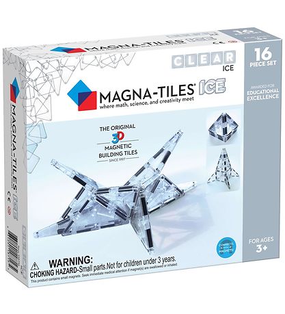 Magna-Tiles Magnet set - 16 Parts - Ice