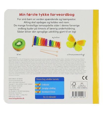 Forlaget Bolden Book - My First 100 Colours - Danish