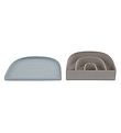 OYOY Diskur & Skál - Rainbow - Dusty Blue/Clay