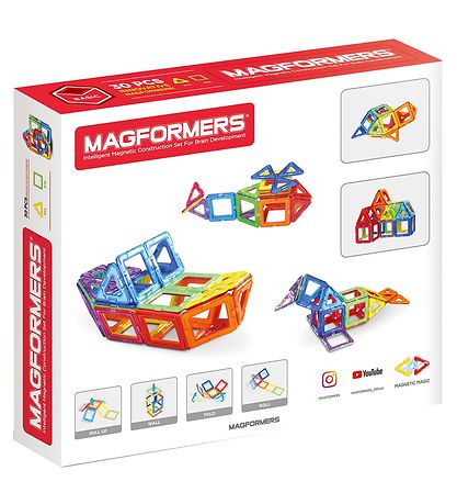 Magformers Magnetspielzeug - 30 Teile