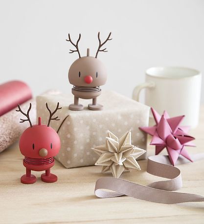 Hoptimist Small Soft Rentier Bumble - 9 cm - Berry